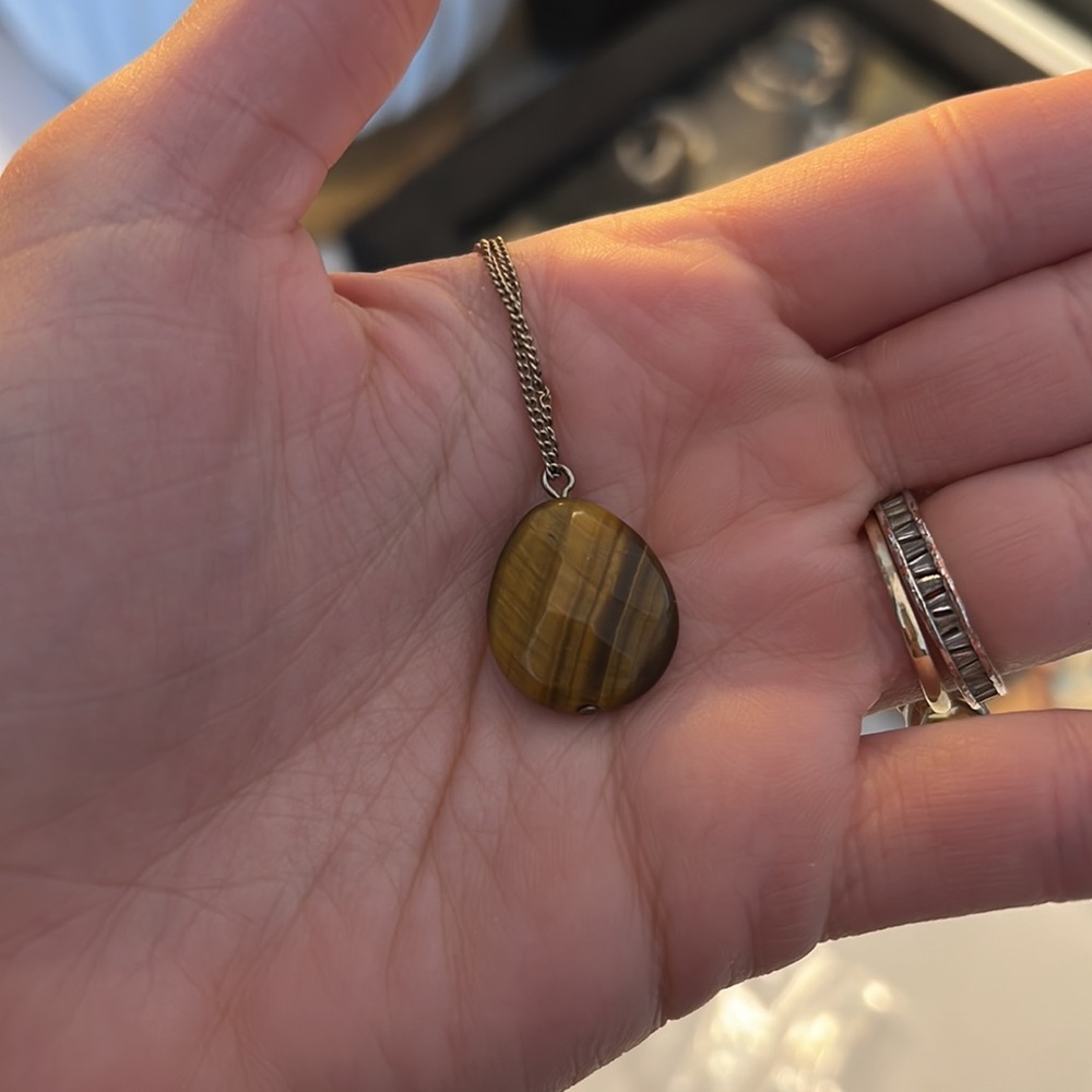 Brown Set - Necklace And Statement Ring - image 5